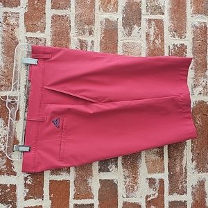 ADIDAS Ultimate365 Core 8.5" shorts. SZ 35. Wild Pink